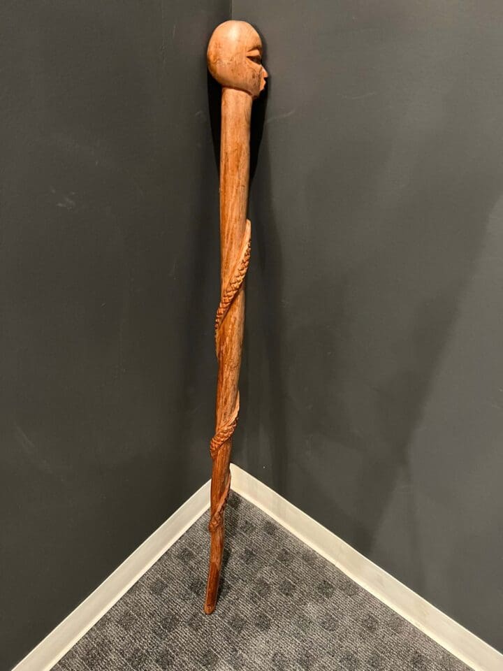Carved Walking Stick - Image 2