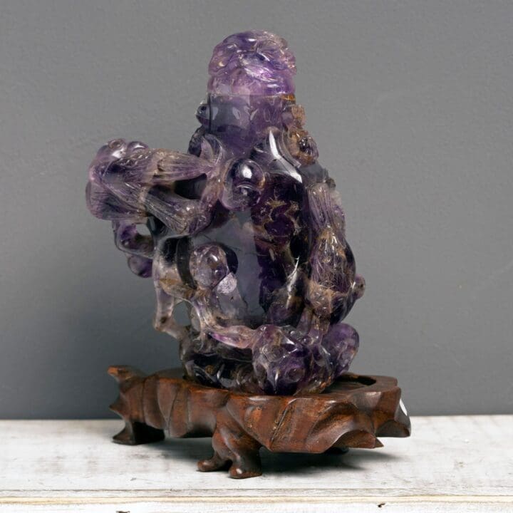 Amethyst Sculptural Bottle - Image 3