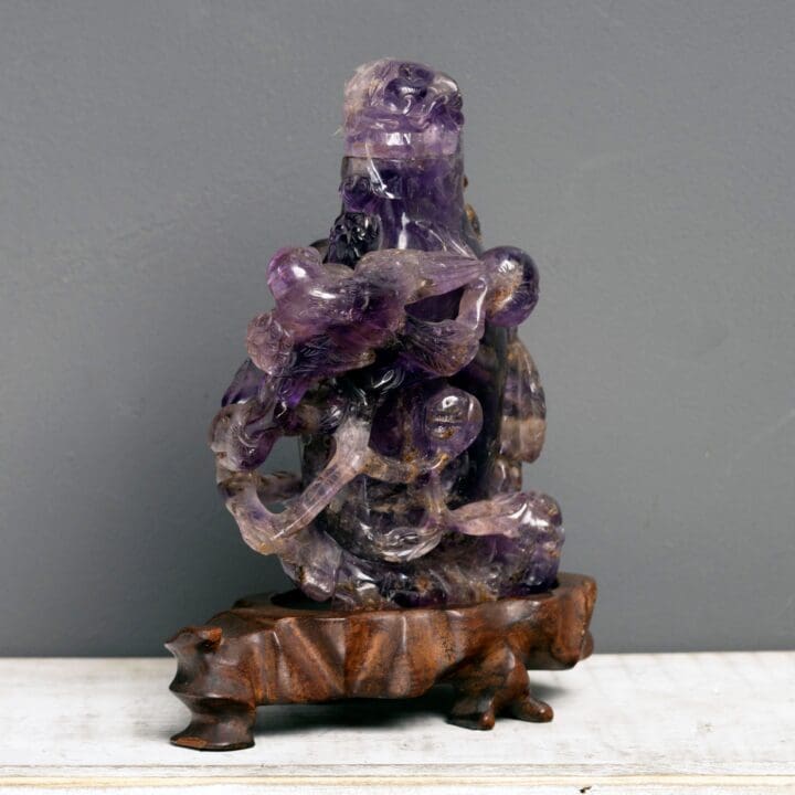 Amethyst Sculptural Bottle - Image 4