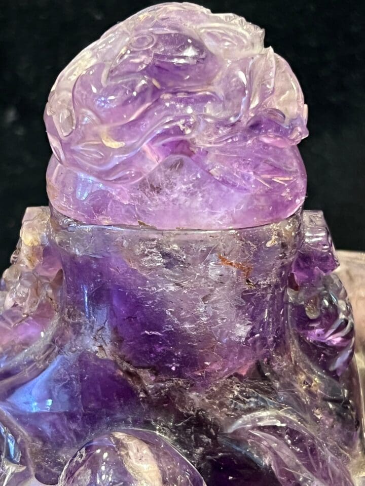 Amethyst Sculptural Bottle - Image 5