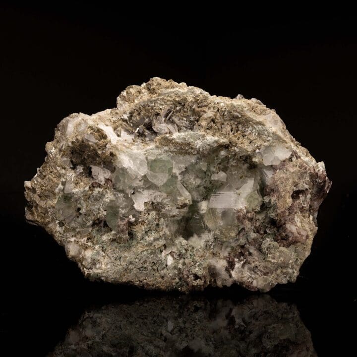Calcite with Epidote, Ferroaxinite, and Quartz - Image 4