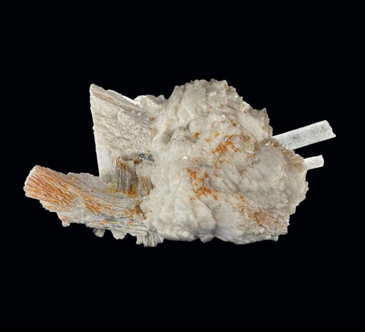 Goshenite With Albite and Muscovite // 551 Grams