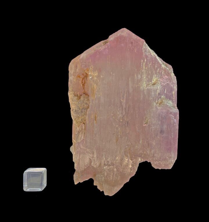 Perfectly Terminated Kunzite With Albite // 642 Grams - Image 2