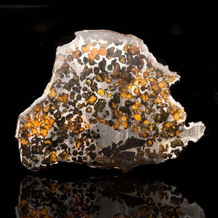 Sericho Pallasite Meteorite Slice // 181 Grams