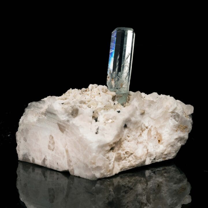 Aquamarine in Microcline and Quartz From Pakistan // 338 Grams
