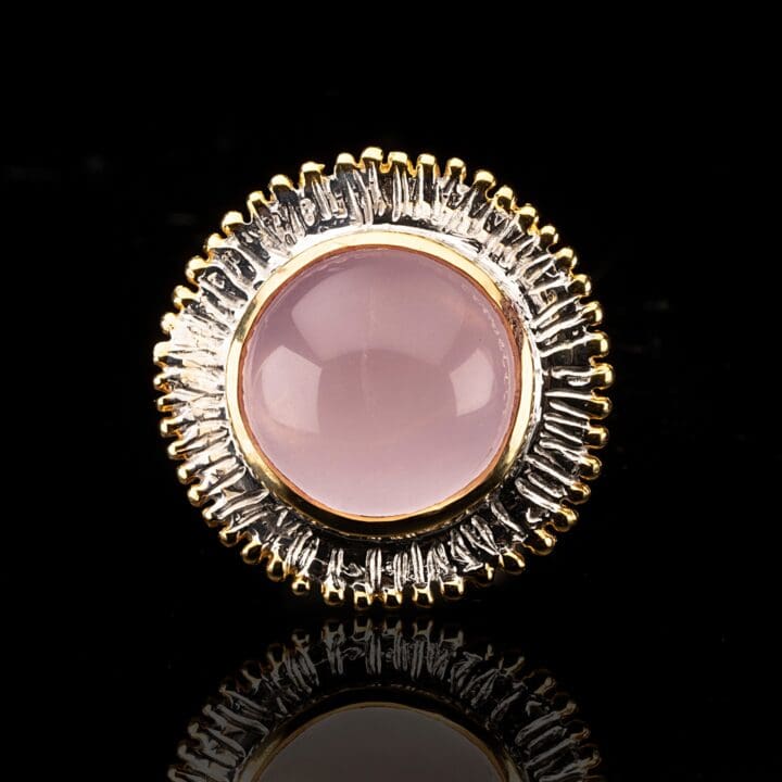 Rose Quartz Ring // Size 7