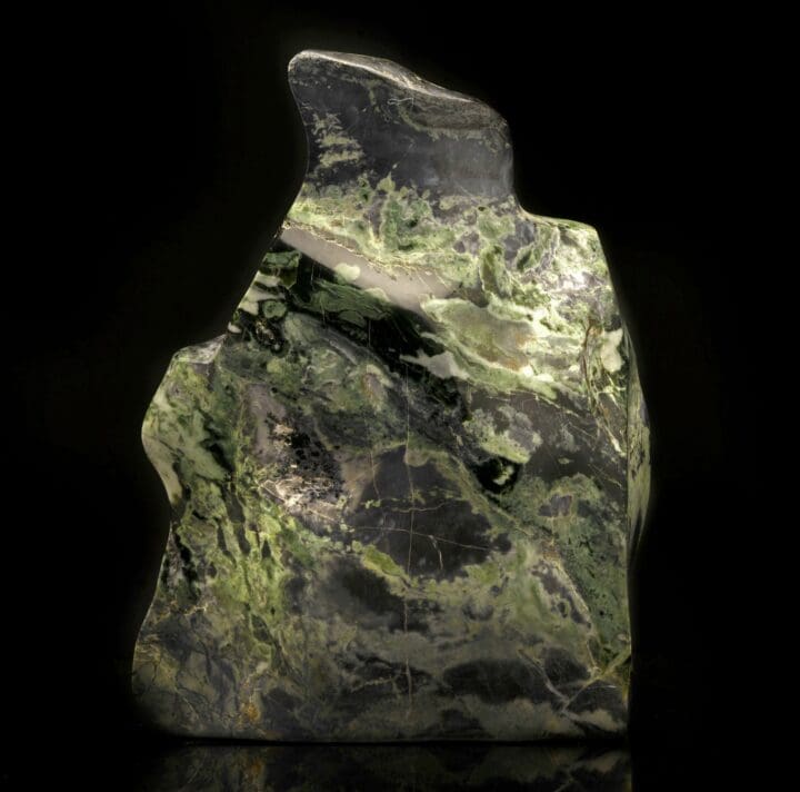 Black and Green Jade Freeform