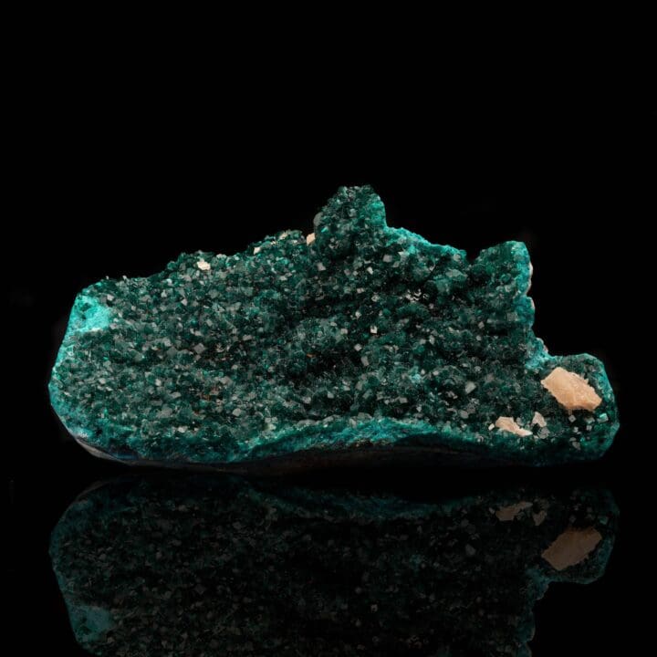 Dioptase With Calcite