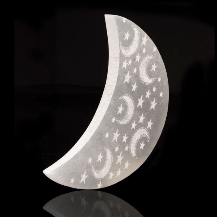 Selenite Crescent Moon - Image 2