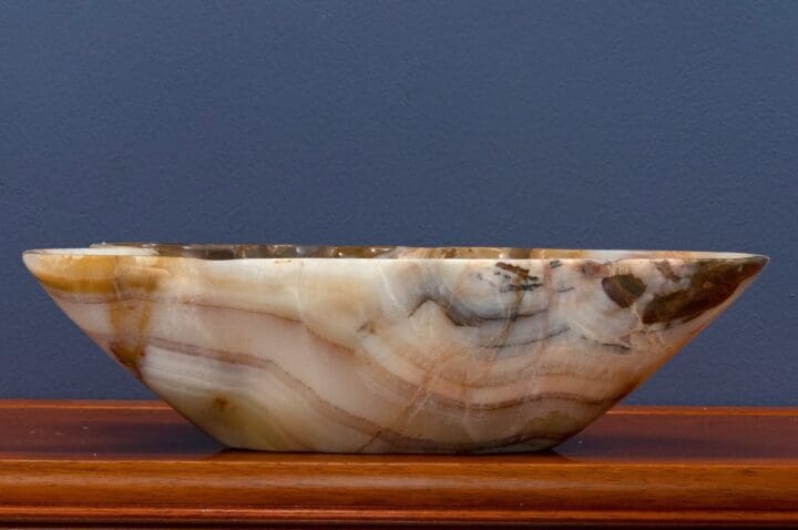 Banded Onyx Freeform Bowl // 8 Lb. - Image 2