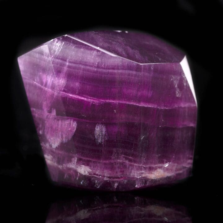Raspberry Polished Fluorite // 172 Grams