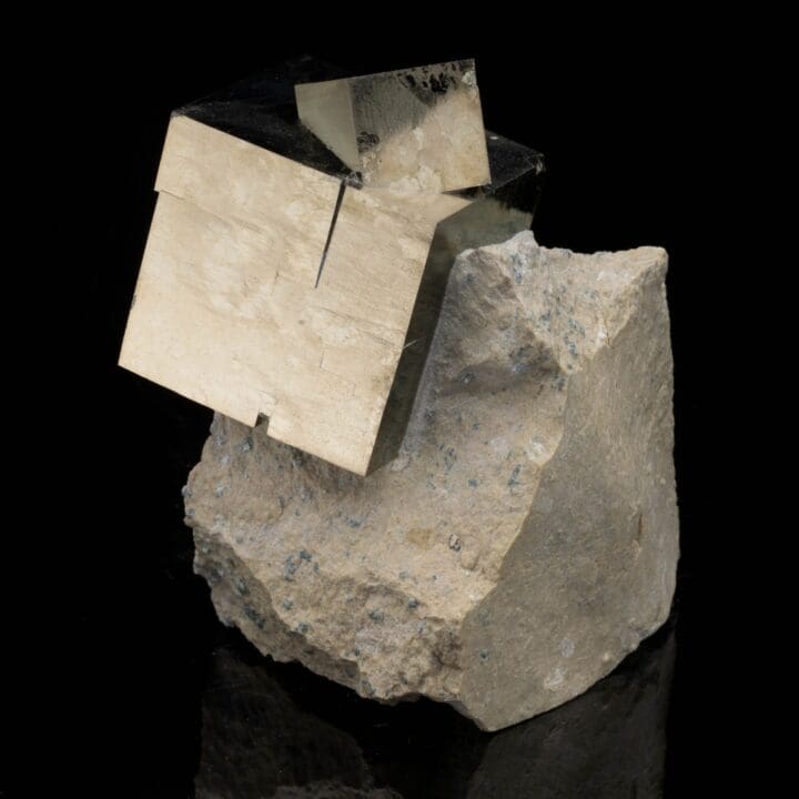 Spanish Pyrite Cubes on Basalt Matrix // 1.54 Lb. - Image 4