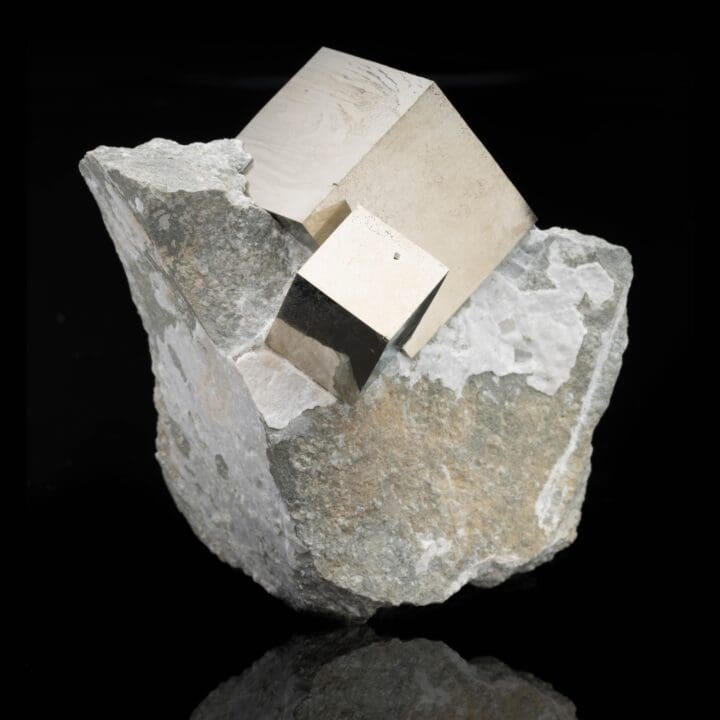 Spanish Pyrite Cubes on Basalt Matrix // 2.23 Lb. - Image 2