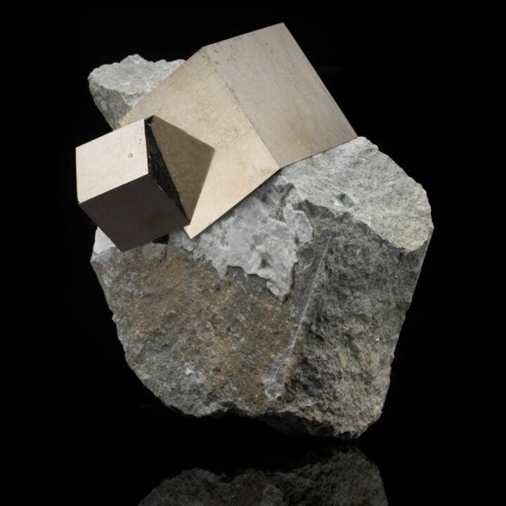 Spanish Pyrite Cubes on Basalt Matrix // 2.23 Lb. - Image 3