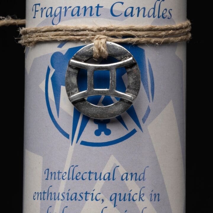 Gemini Zodiac Pendant Candle - Image 2
