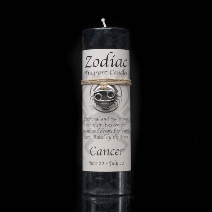 Cancer Zodiac Pendant Candle