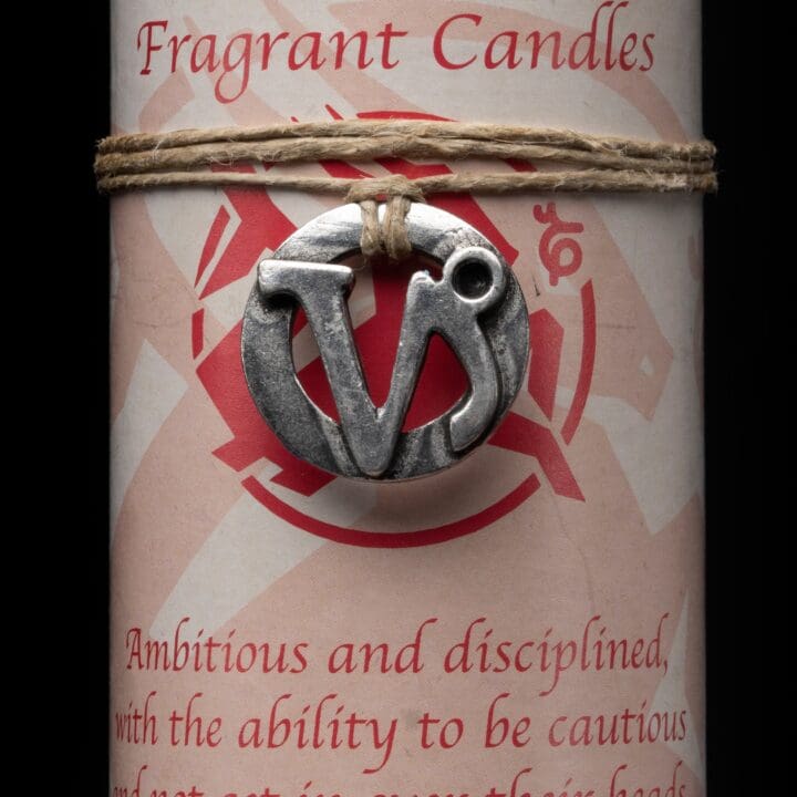 Capricorn Zodiac Pendant Candle - Image 2