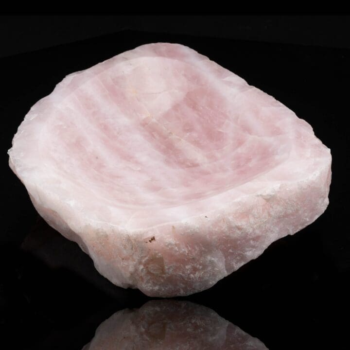 Rose Quartz Bowl From Brazil // 18 Lb.