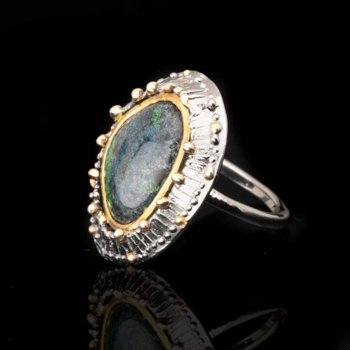 Boulder Opal Ring // Size 7.5 - Image 3