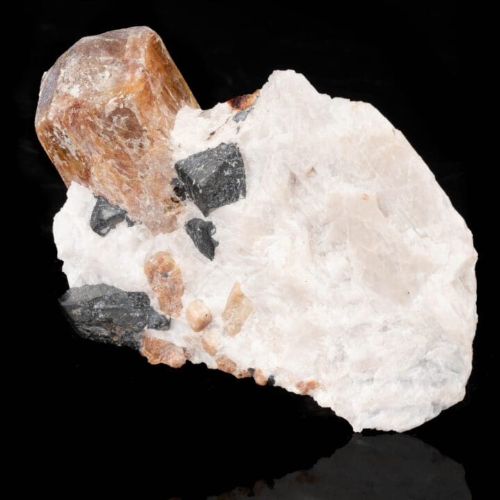 Willemite and Franklinite on Calcite // 195 Grams - Image 3