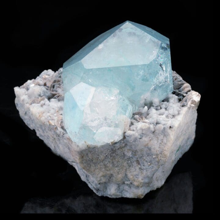 Aquamarine on Muscovite // 297 Grams - Image 2