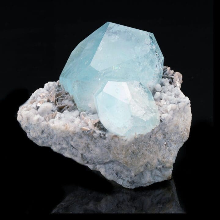 Aquamarine on Muscovite // 297 Grams - Image 3