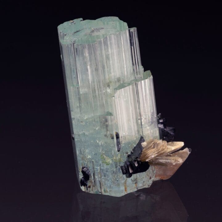 Aquamarine With Pseudobrookite And Muscovite // 47.80 Grams - Image 2