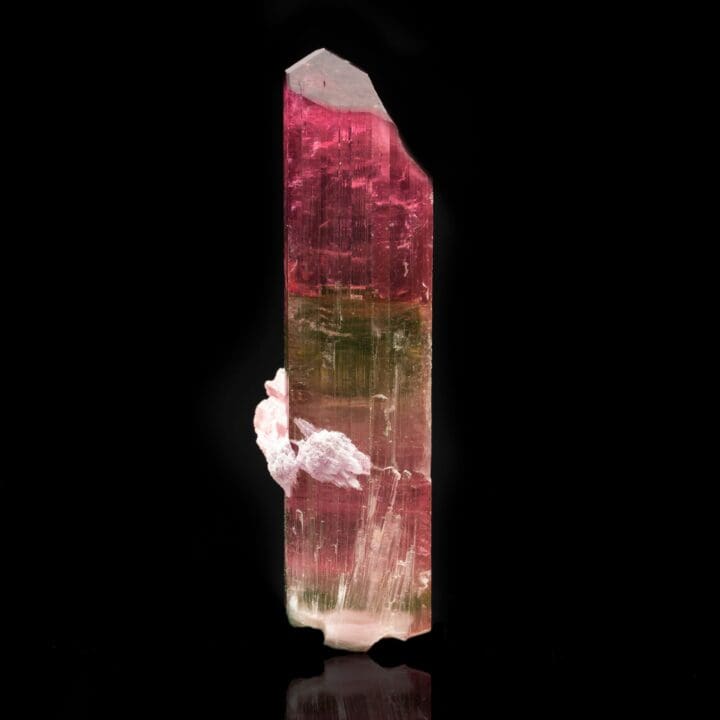 Double Terminated Watermelon Tourmaline With Lepidolite // 58.56 Grams - Image 2