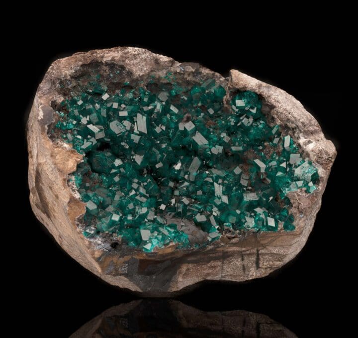 Dioptase on Goethite Vug // 4.54 Lb. - Image 3