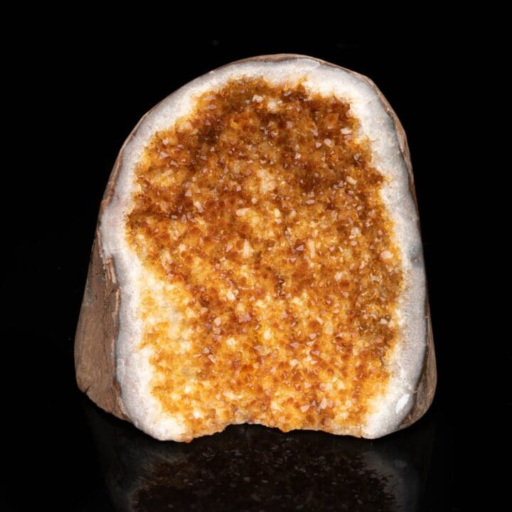 Citrine Geode From Uruguay // 1.35 Lb.