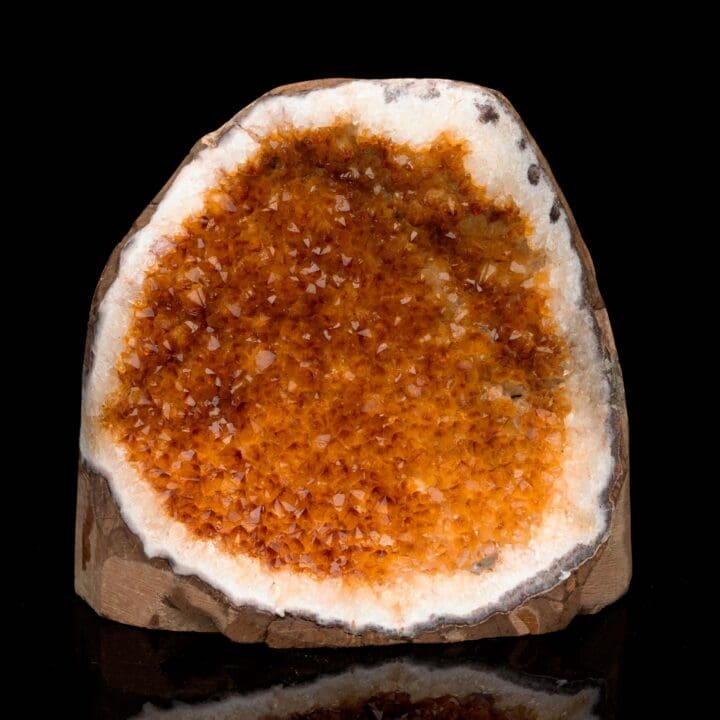 Citrine Geode From Uruguay // 4.91 Lb.