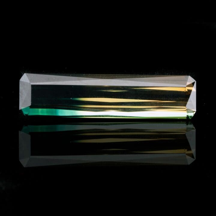 12.75 Carat Bicolor Tourmaline From Brazil