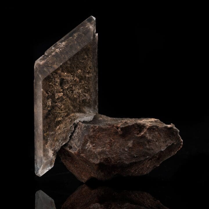 Naica Selenite on Matrix // 175 Grams