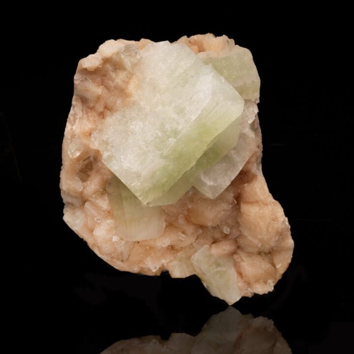Green Apophyllite on Stilbite // 9 Lb. - Image 3
