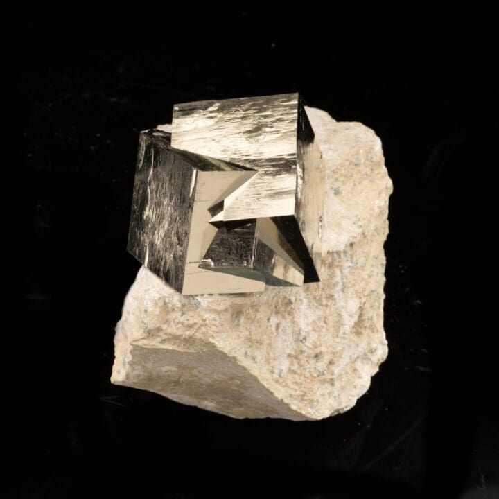 Spanish Pyrite Cubes on Basalt Matrix // 2.10 Lb.