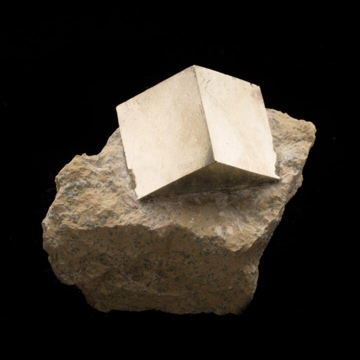 Spanish Pyrite Rectangle on Basalt Matrix // 1.65 Lb.