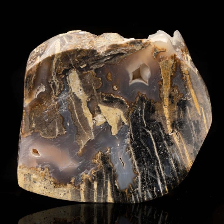 Hand-Polished Chalcedony Slice // 2.0 Lb.