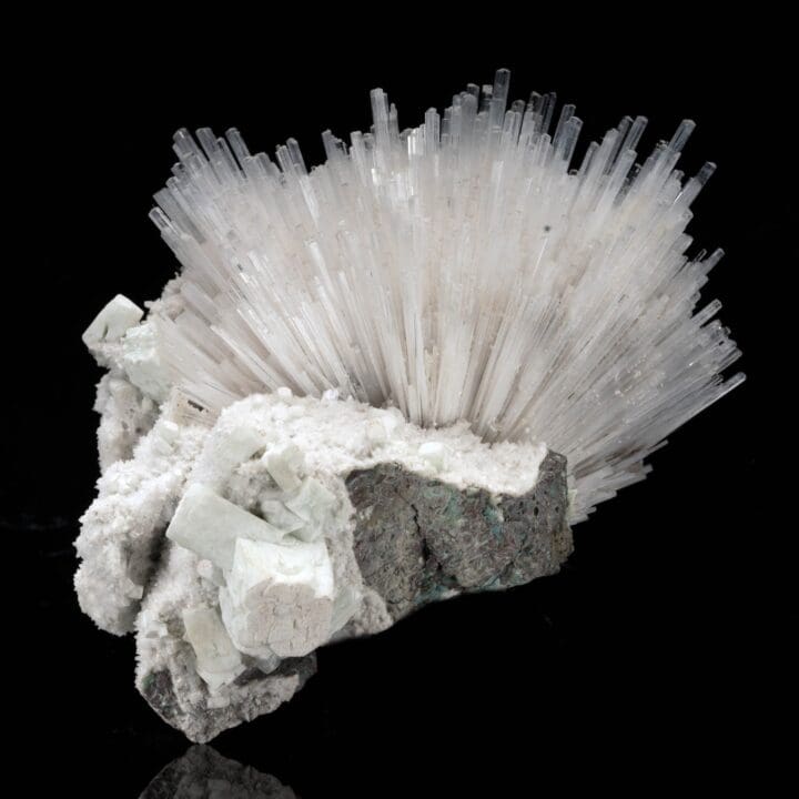 Green Apophyllite and Scolecite // 1.33 Lb.
