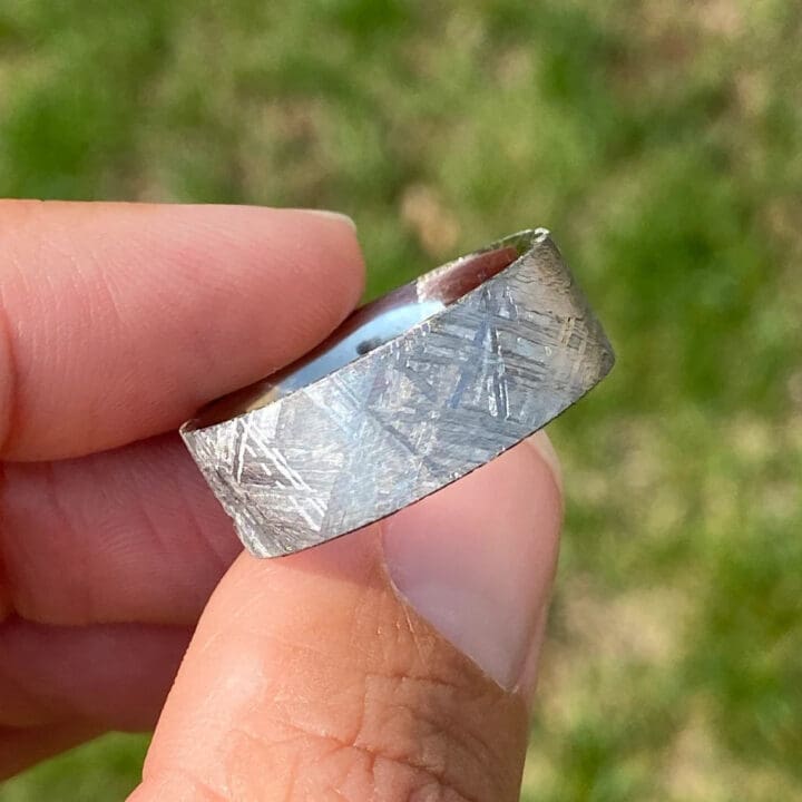 Muonionalusta Meteorite Ring - Image 4