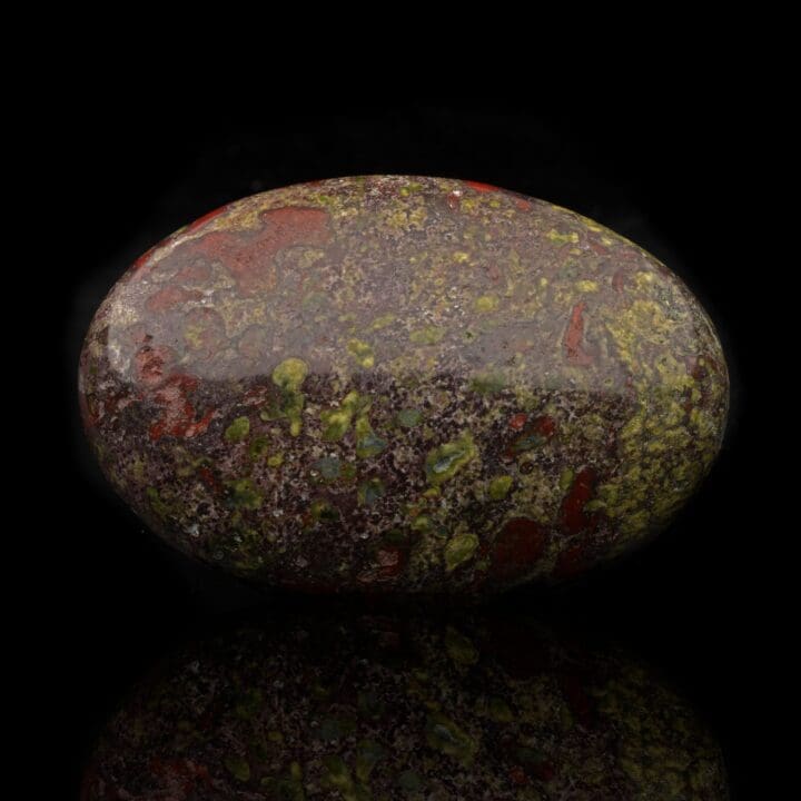 Unakite Palm Stone