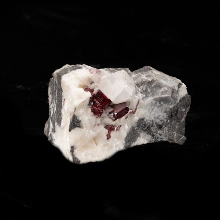 Cinnabar With Quartz From China - Image 2