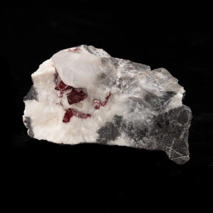 Cinnabar With Quartz From China - Image 3