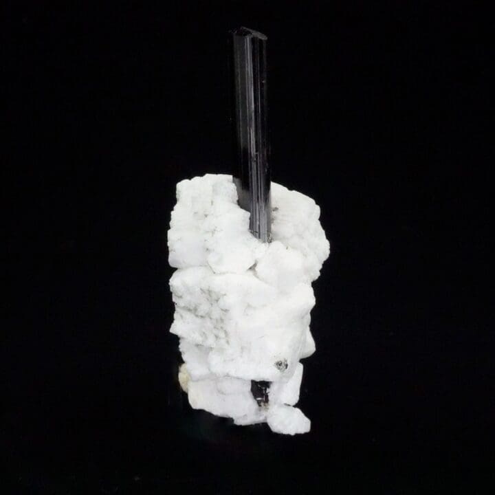 Black Tourmaline With Albite // 127 Grams