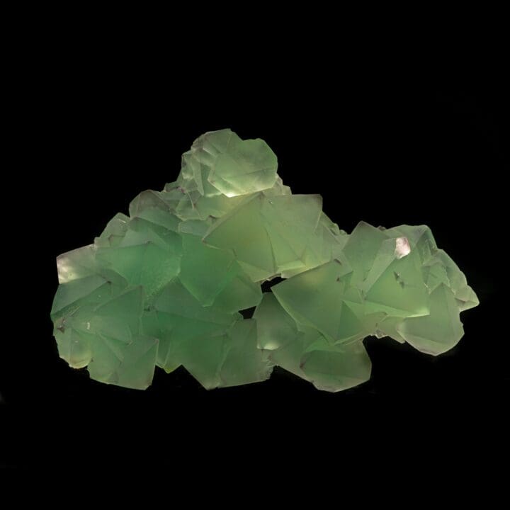 Green and Purple Fluorite From De'An Mine, Jiangxi, China // 1.21 Lb.