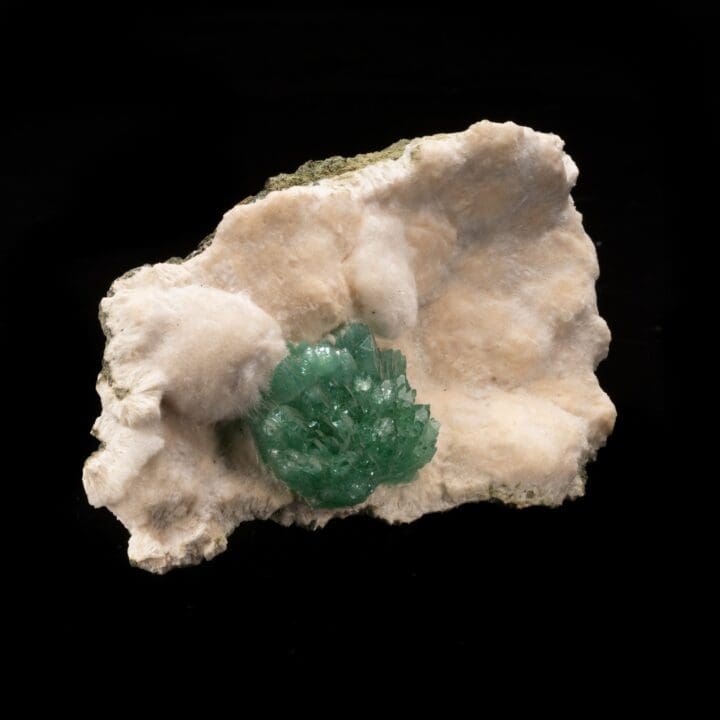 Green Apophyllite on Okenite // 447 Grams - Image 2