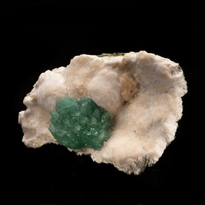 Green Apophyllite on Okenite // 447 Grams - Image 3
