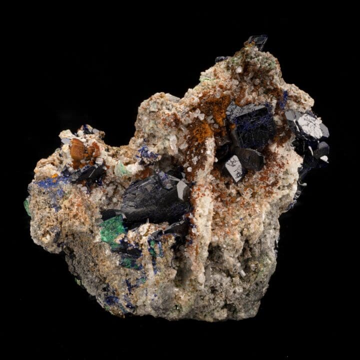 Azurite with Cerussite // 446 Grams
