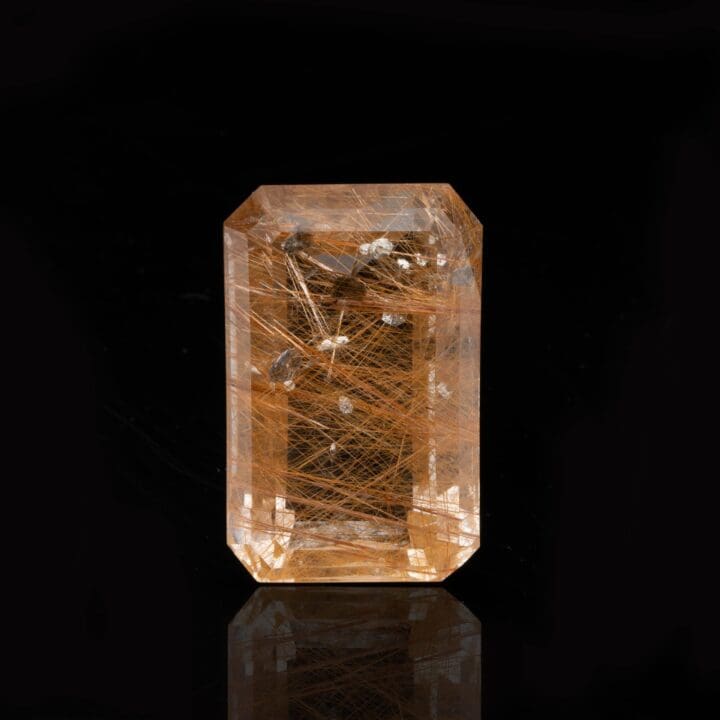 124.8 Carat Rutilated Quartz With Mica Crystals