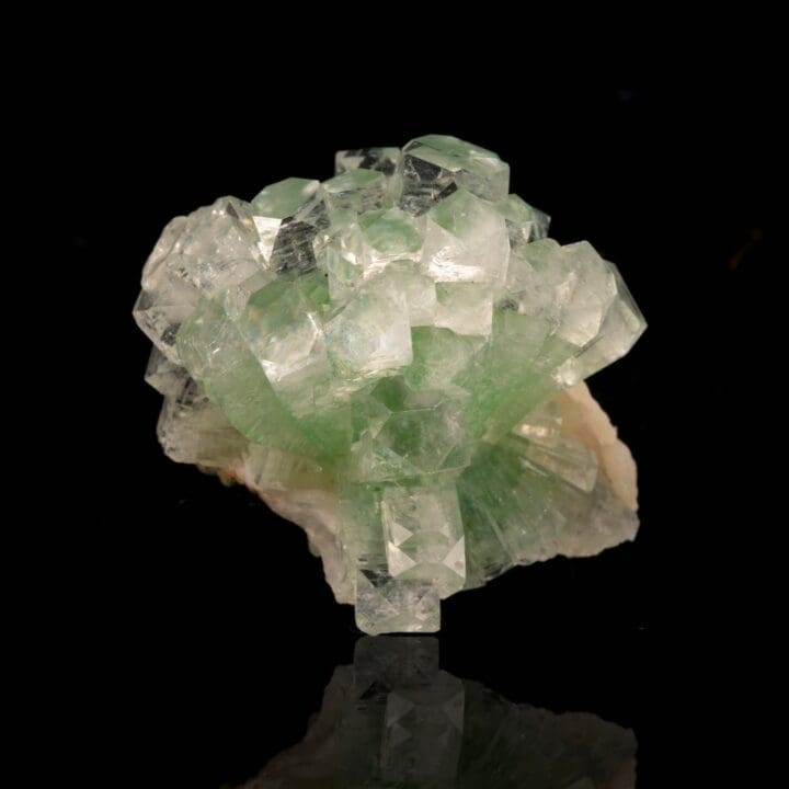 Well Pocket Green Apophyllite "Disco Ball" // 71.30 Grams