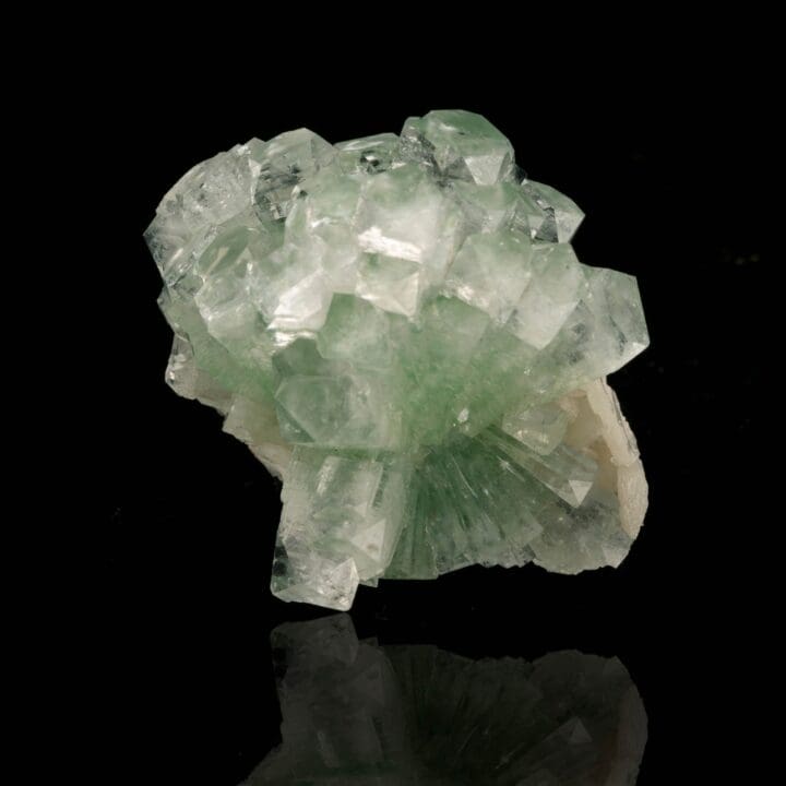 Well Pocket Green Apophyllite "Disco Ball" // 71.30 Grams - Image 2